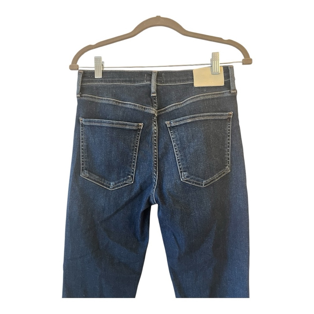 CITIZENS OF HUMANITY Isola High Rise Straight Crop Dark Jeans Women's Size 28 - Picture 8 of 16